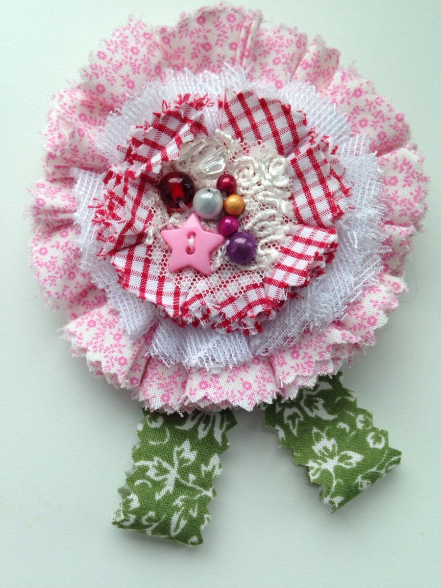 Rosette style corsage