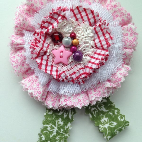 Rosette style corsage