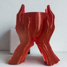 The Keeper's Cupped Hands