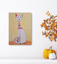 Noble - Modernist Cat Portrait Art - Image 5
