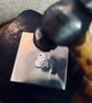 Hammered Heart Sterling Silver Chunky Charm Bracelet  - Image 9