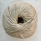 4 x 50g Cotton Yarn, Mercerised  Cotton, Beige colour, Made by Bellanet
