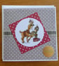 Reindeer with Elf Christmas Card - Happy Christmas - Image 8