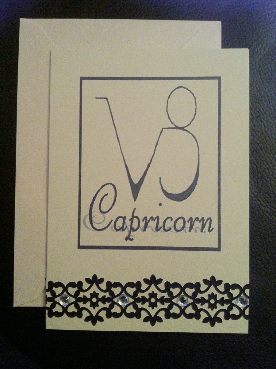 Capricorn Greetings Card