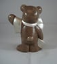 Ceramic Hand Painted April Birthstone Bear Animal Figurine Keepsake Ornament. - Image 3