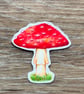 Red Toadstool Fridge Magnet - Image 2