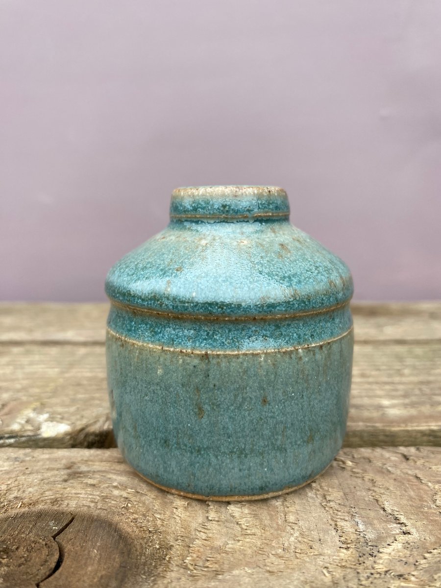 Stoneware bud vase