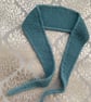 Hand knitted Sophie style scarf , neckerchief , skinny neck tie 
