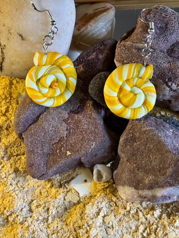 Seashells & Scallops seaside inspired design earings