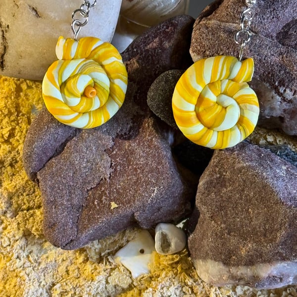 Seashells & Scallops seaside inspired design earings