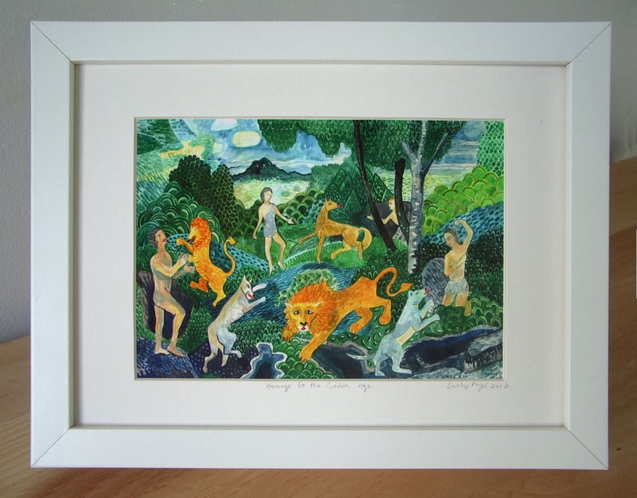 Framed Print- Homage to the Golden Age