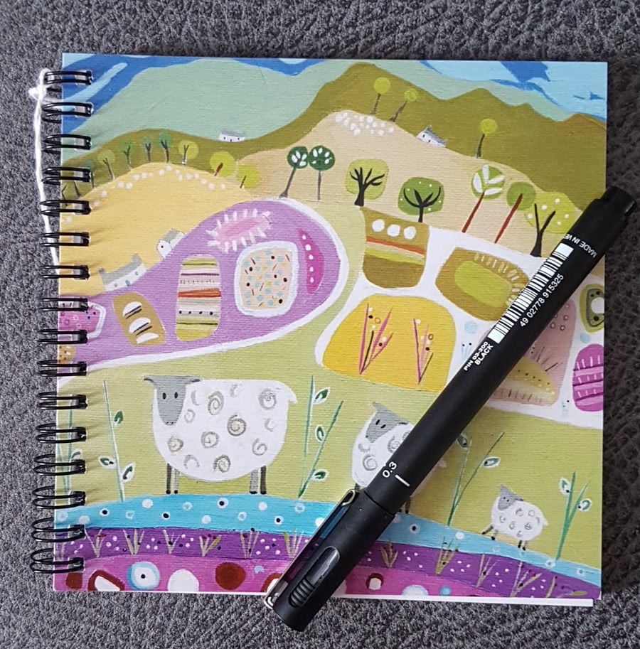 Artist illustrated notebook