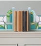 Stained Glass Art Deco Bookends - Image 3