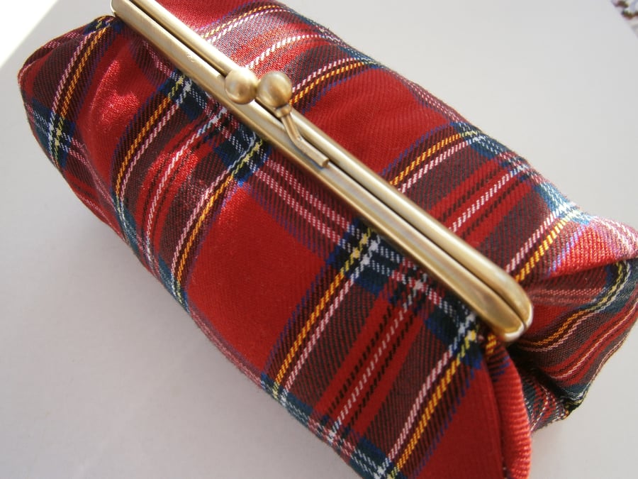 Tartan Clutch Bag
