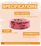 Actual Handwriting Bracelet  - Adjustable Length - Faux Leather - Personalised - Image 6