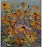 Rudbeckia Original Oil Painting