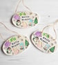 Hello Winter hanging plaque decoration - Image 1