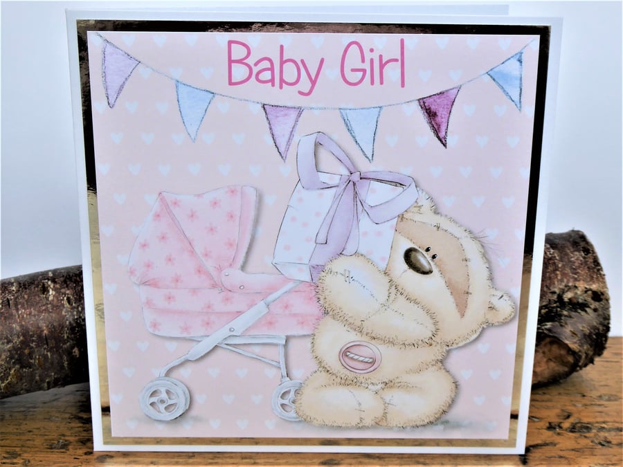 C3594 - New Baby Girl Card