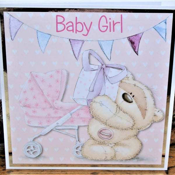 C3594 - New Baby Girl Card