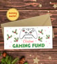 Christmas Gaming Fund Money Wallet Card - cash gift, money envelope