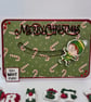 Merry Christmas Elf Slider Card