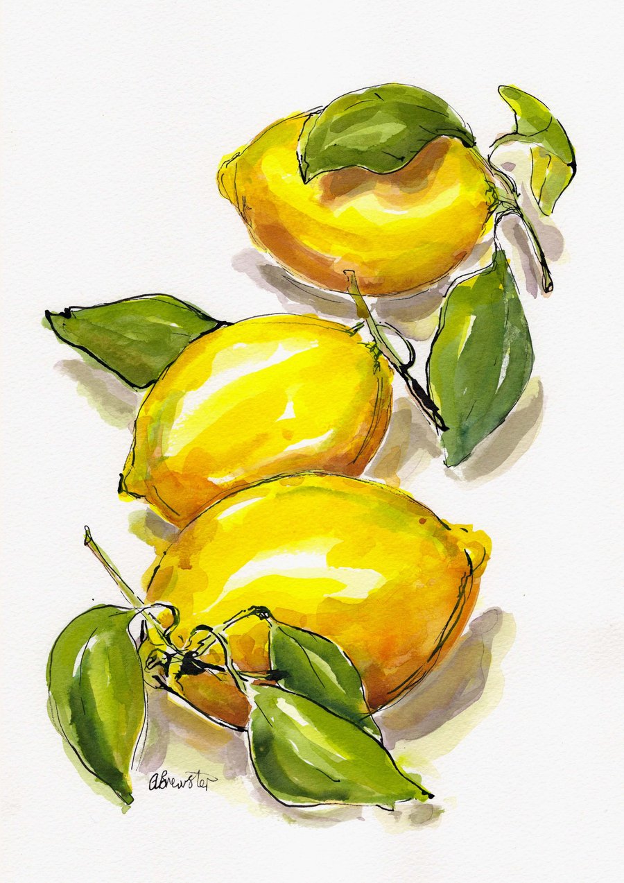 Lemons print