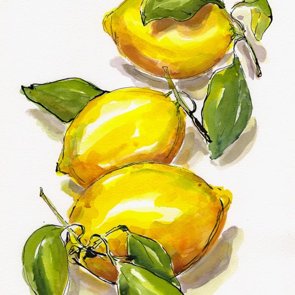 Lemons print