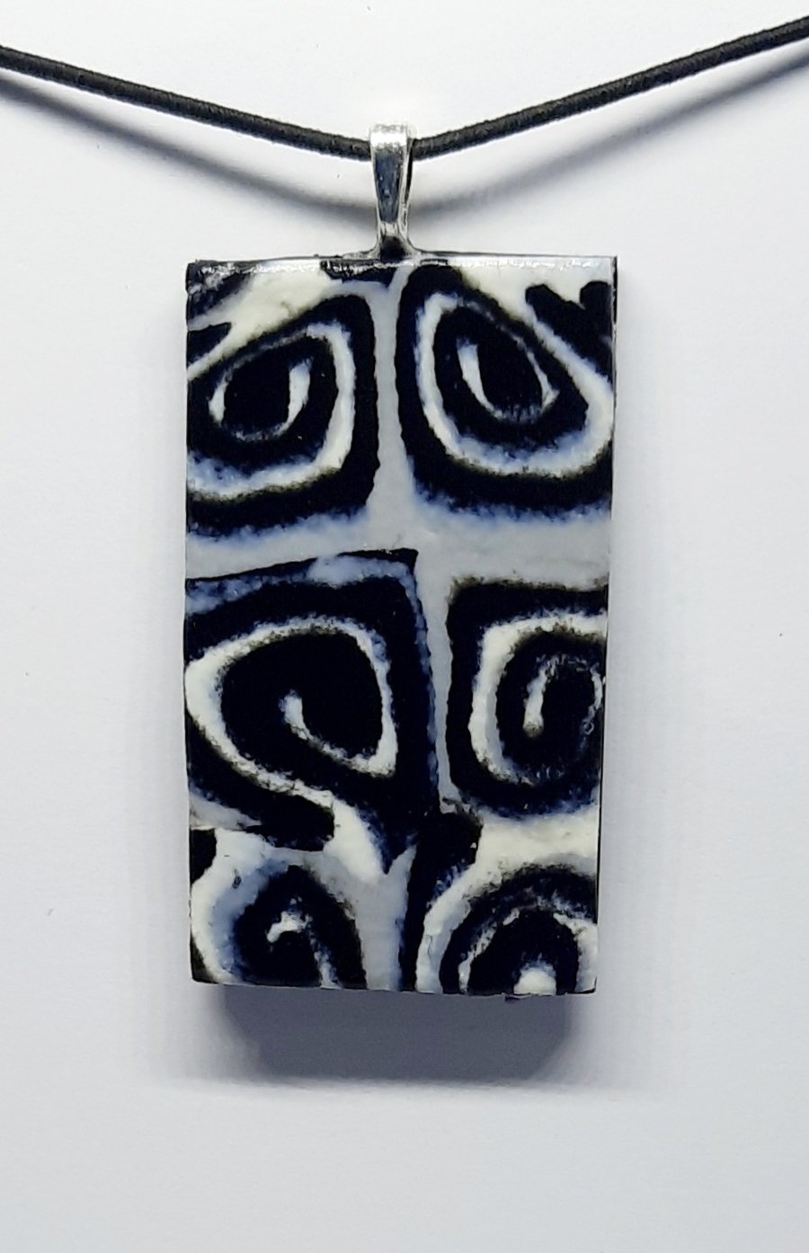 Polymer clay pendant 