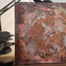 Caffe crema - original abstract acrylic emotional painting on canvas