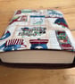 American Theme Print Quilted Fabric Book Sleeve - Book Sleeve - Image 5