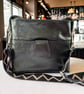 Black Crossbody Bag - Leather Handbag - Handmade Bag - Eco-Friendly Gift