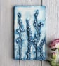 Mixed Stems Plaster Cast Wall Plaque: Limited Edition - Image 2