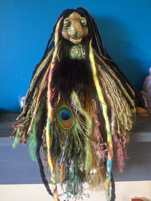 Witches ward, spirit doll, shaman doll, poppet doll