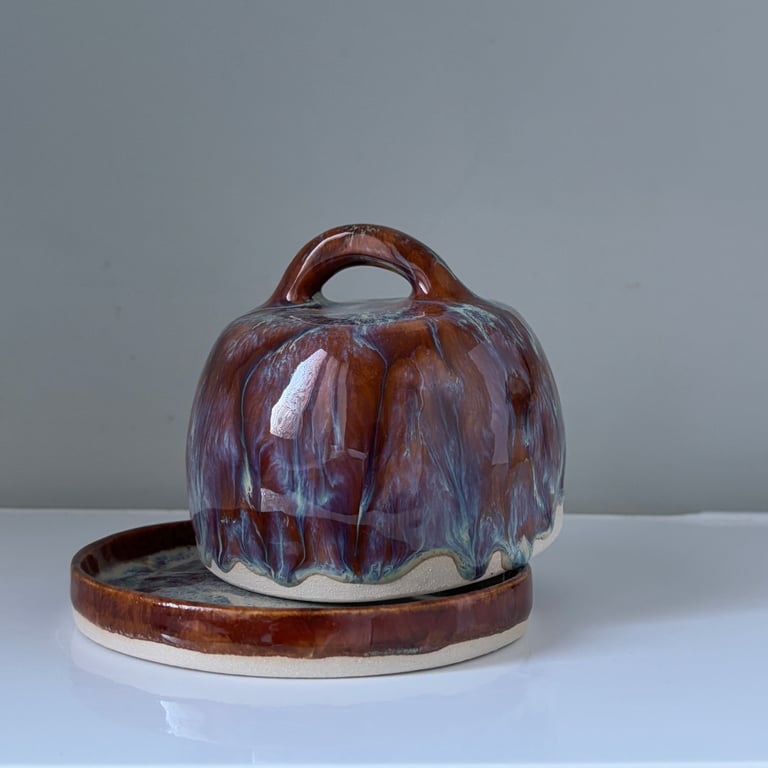 Sconds sale - Handmade small ceramic butter dish