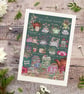 'Tea Plant Guide' Illustration Print A4 Unframed  - Image 10