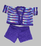 KNITTING PATTERN PDF Teddy in Purple - Image 2