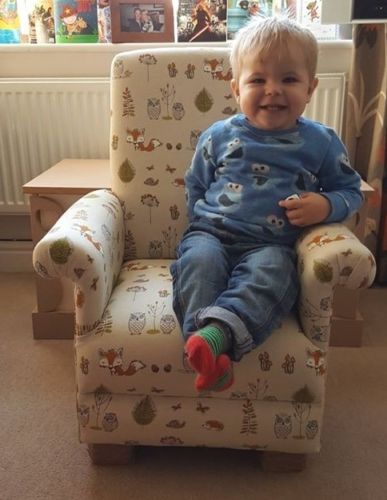 Silver Grey Crushed Velvet Child s Chair Kid s Folksy