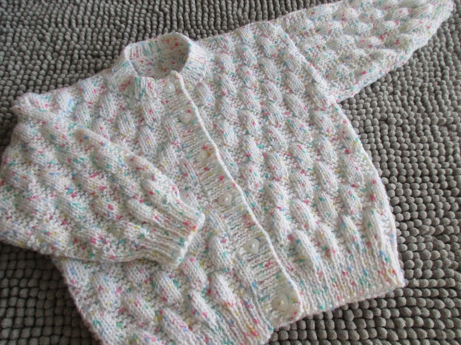 Special Order for SS 22" Round Neck Patterned Cardigan