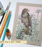 Buzzard original bird art, bird drawing, wall art - Image 9