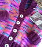 Baby Girls Hand knitted Cardigan  6 - 12 months size  - Image 5