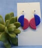 Offset Half Circle Earrings - Image 5