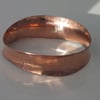 Small anticlastic copper bangle