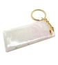 Gift for a Special Teacher, Appreciation Keyring with Girl and Flowers - Image 6