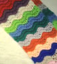 Child's Multi Coloured Scallop Patterned Scarf, Children's Scarf, Winter Warmer - Image 5