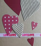 Love Hearts Card - Kraft - Anniversary, Valentine  - Image 5