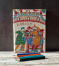 Bayeux Tapestry Handstitched A6 1950s Vintage Fabric Notebook Harold Green Comet - Image 5