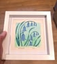 An original handprinted linoprint of Bluebells - Image 5