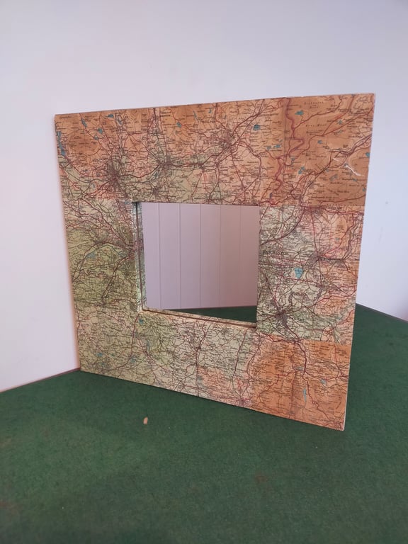 1952 Manchester map mirror