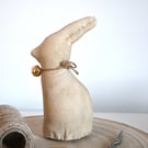 primitive style rabbit keepsake