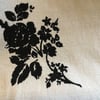 Tote bag. Flowers. Reusable tote bag. 